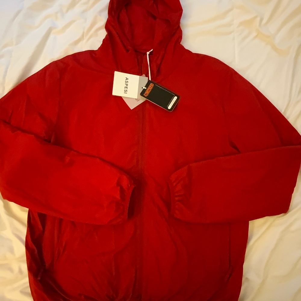 *HOST PICK* Aspesi men's red jacket, thermcore  insulation, Size XXL